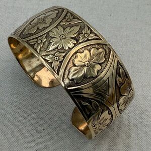 Vintage Brass Cuff Bracelet
